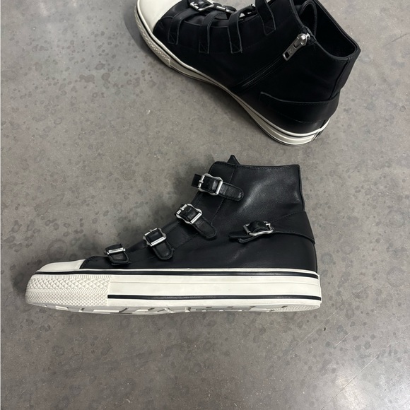 Ash Black and White High-Top Sneakers - Picture 2 of 5